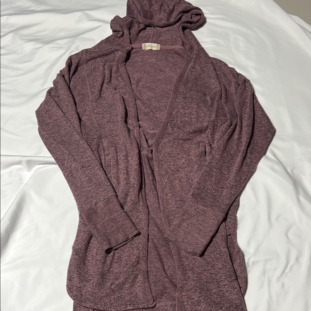 Altar'd State Cozy Purple Knit Cardigan